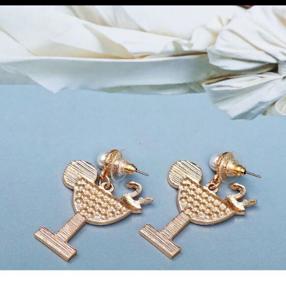 Last pair! New beach cocktail with flamingo earrings - Picture 5 of 10